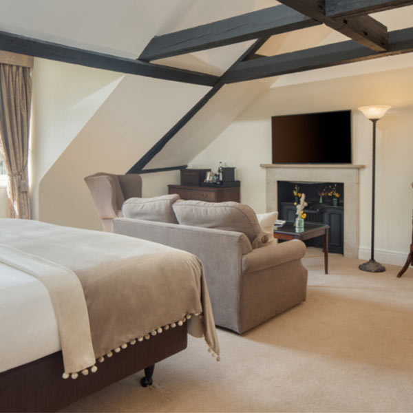 Bedroom at Taplow House Hotel